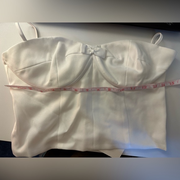 NWT With Jean white crop top - Picture 6 of 8